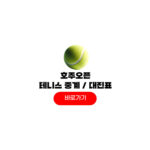 2026 호주오픈 테니스 중계 조코비치 시너 일정 대진표 결과 2026 호주오픈 테니스