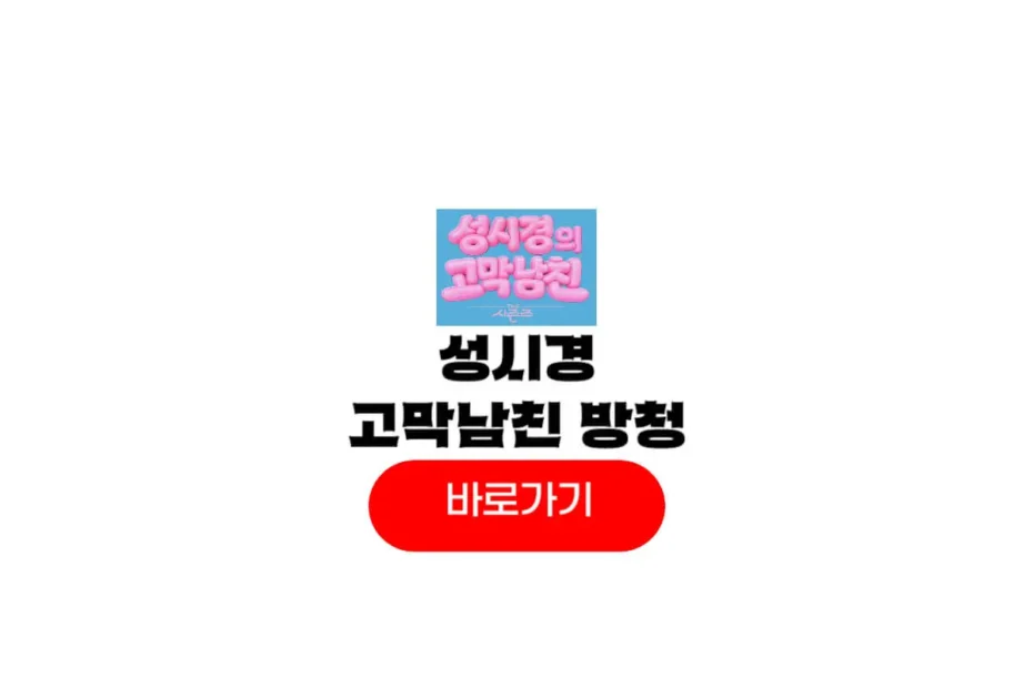 더시즌즈 성시경 고막남친