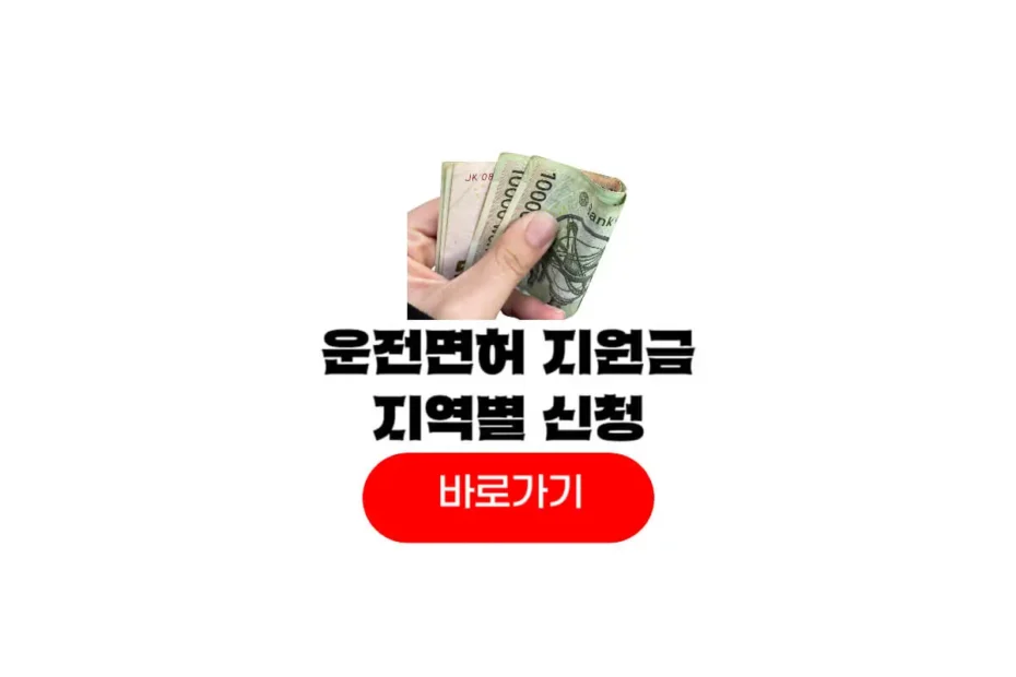 운전면허 지원금