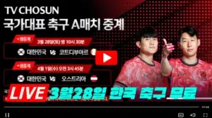 코트디부아르전 생중계