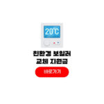 2026 친환경 보일러 교체 지원금 신청 60만원 사용법 친환경 보일러 교체