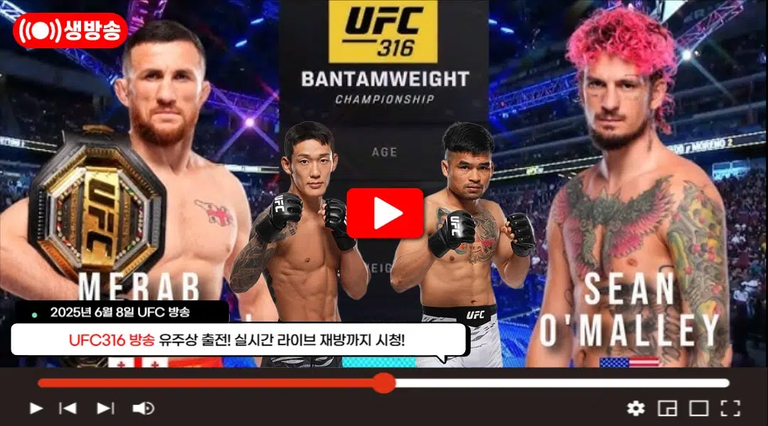 ufc316 라이브