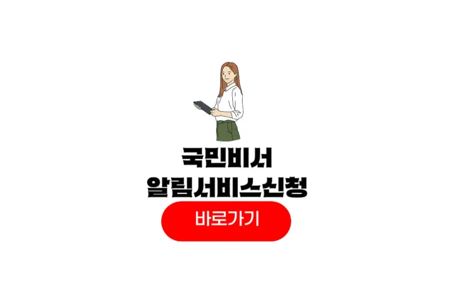 민생회복 국민비서 알림서비스