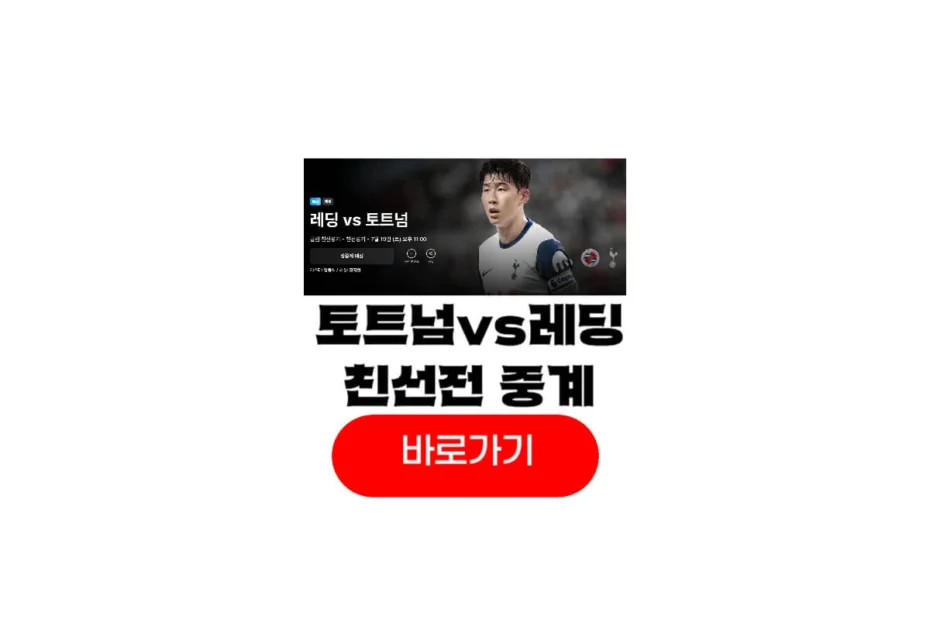 2025년 07월 19일 레딩 FC 토트넘 홋스퍼 FC