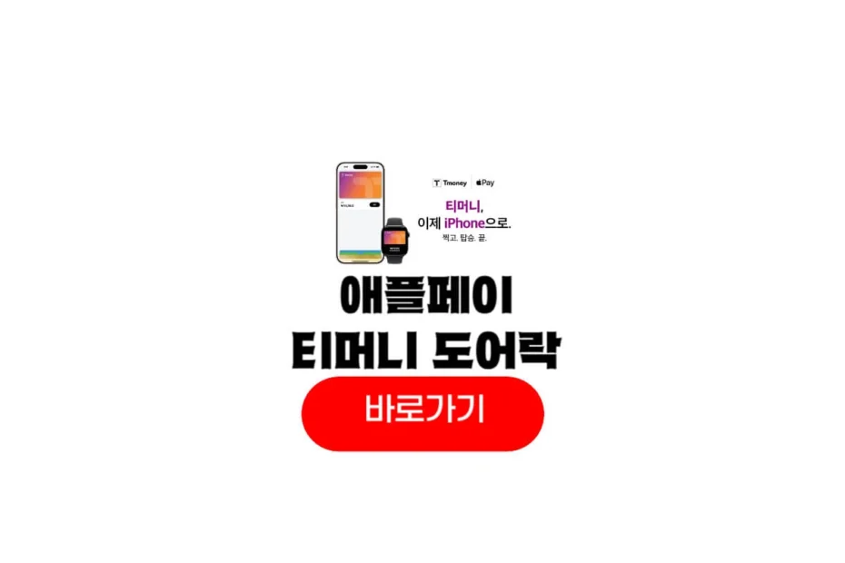 애플페이 티머니 도어락
