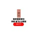 정부 영화 할인