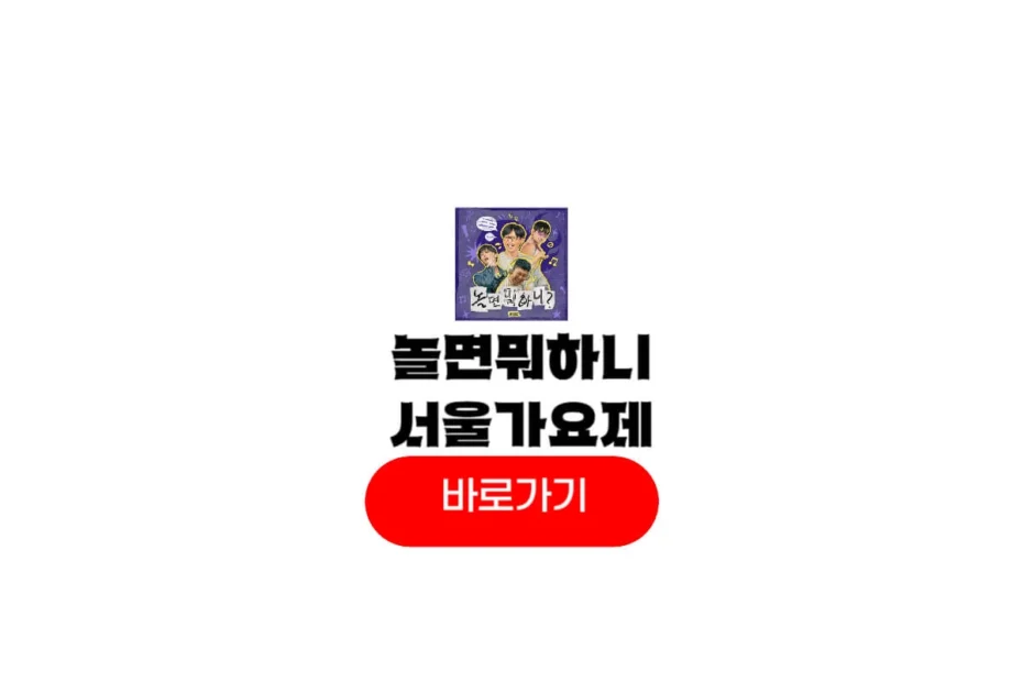 놀면뭐하니 서울가요제 누구