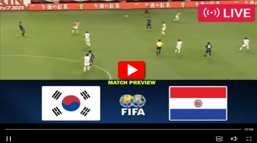 한국 파라과이 라이브