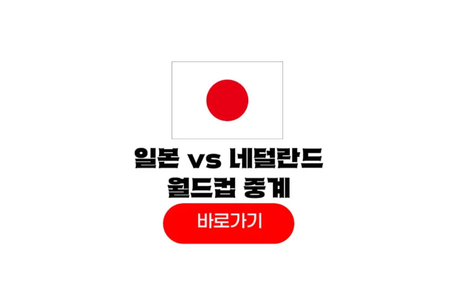 2026년 06월 15일 네덜란드 일본