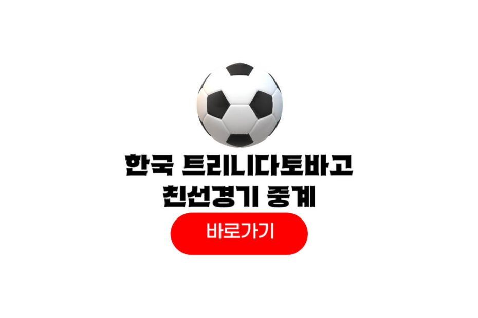 2026년 05월 31일 대한민국 트리니다드토바고