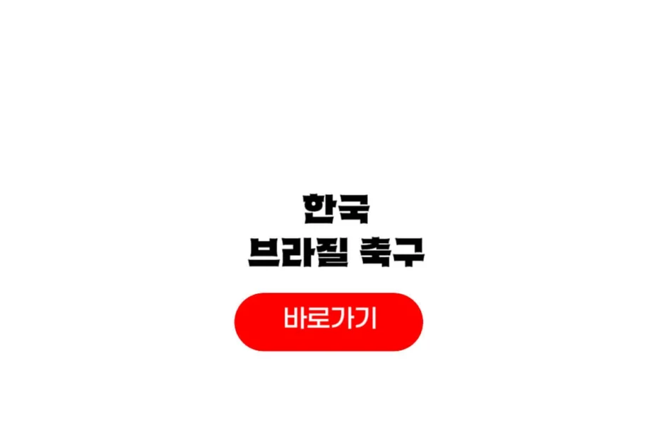 한국 브라질 축구