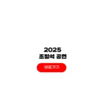 2025 조정석 콘서트