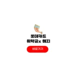 롯데카드 해지