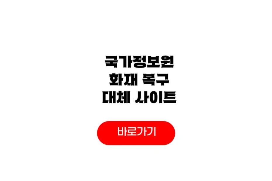 국가정보원 화재