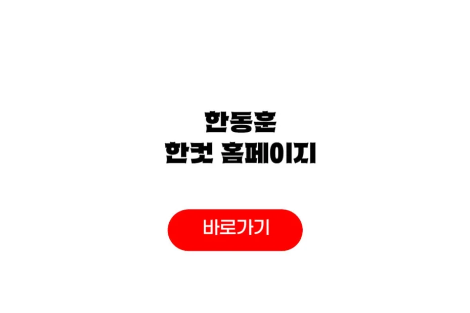 한동훈 한컷