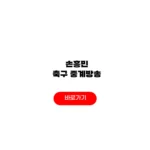 손흥민 축구 중계방송