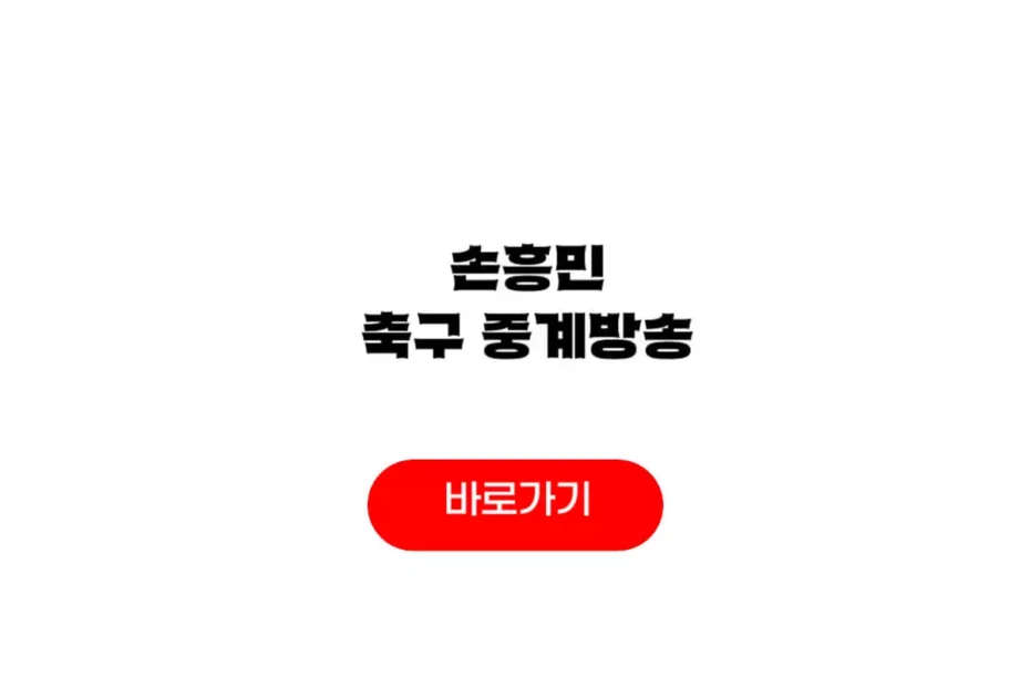 손흥민 축구 중계방송