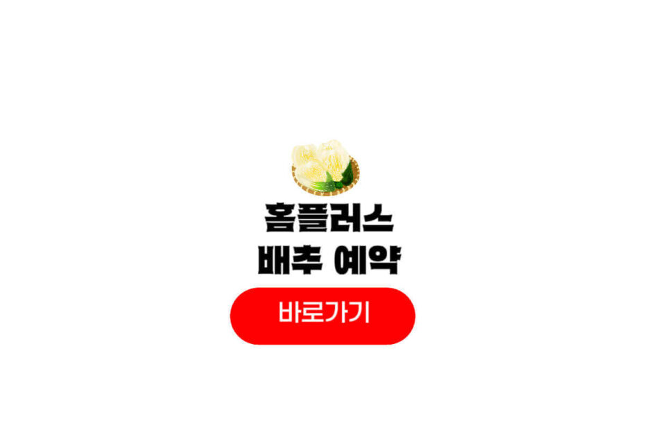 홈플러스 절임배추