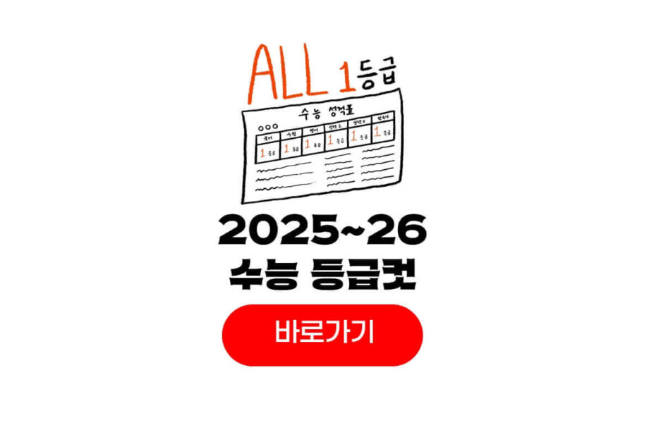 2025 수능 등급컷