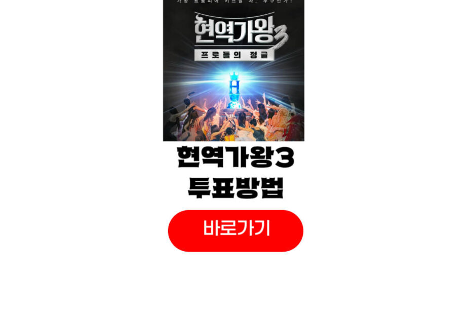 현역가왕3 투표하기