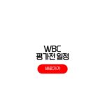 2026 WBC 평가전 일정 중계 방송사 티켓 예매 방법 2026 WBC 평가전