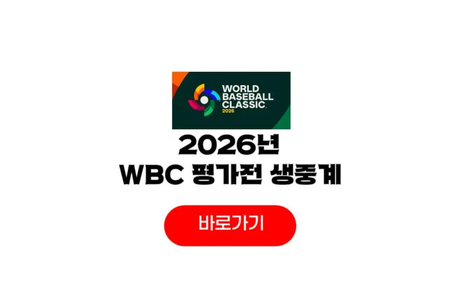 WBC 한국 야구
