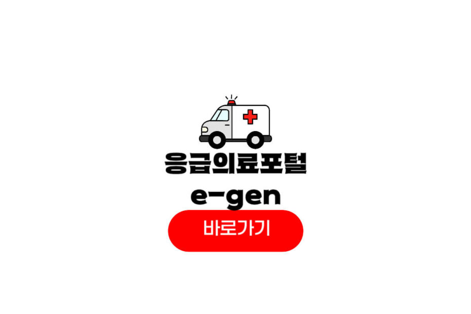 응급의료포털 e-gen