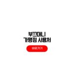 부끄머니 가맹점 2026 사용처 찾기 부끄머니 가맹점