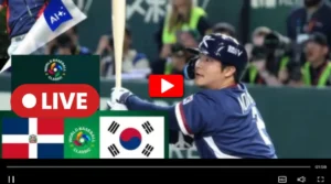 한국 도미니카 티빙 방송