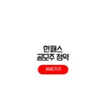 한패스 공모주 청약 일정 균등 증거금 주관사 한패스 공모주 청약