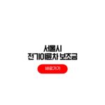 2026 서울시 전기이륜차 보조금 신청방법 모델 조회 2026 서울시 전기이륜차 보조금