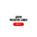 공무원 복지포인트 사용처 지급일 네이버페이 전환 방법 공무원 복지포인트