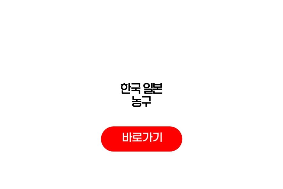 한국 일본 농구 중계