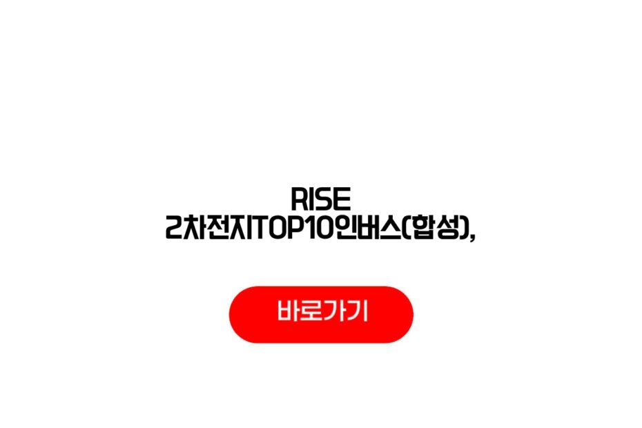 RISE 2차전지TOP10인버스(합성),