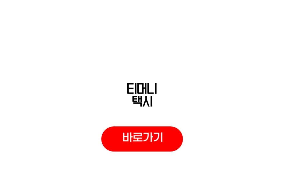 티머니 택시