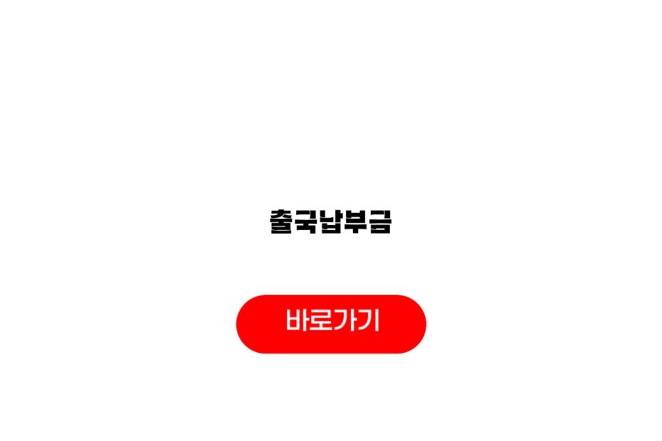 출국납부금