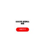 6003번 공항버스 예매