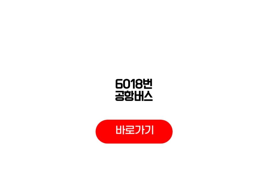 6018번 공항버스