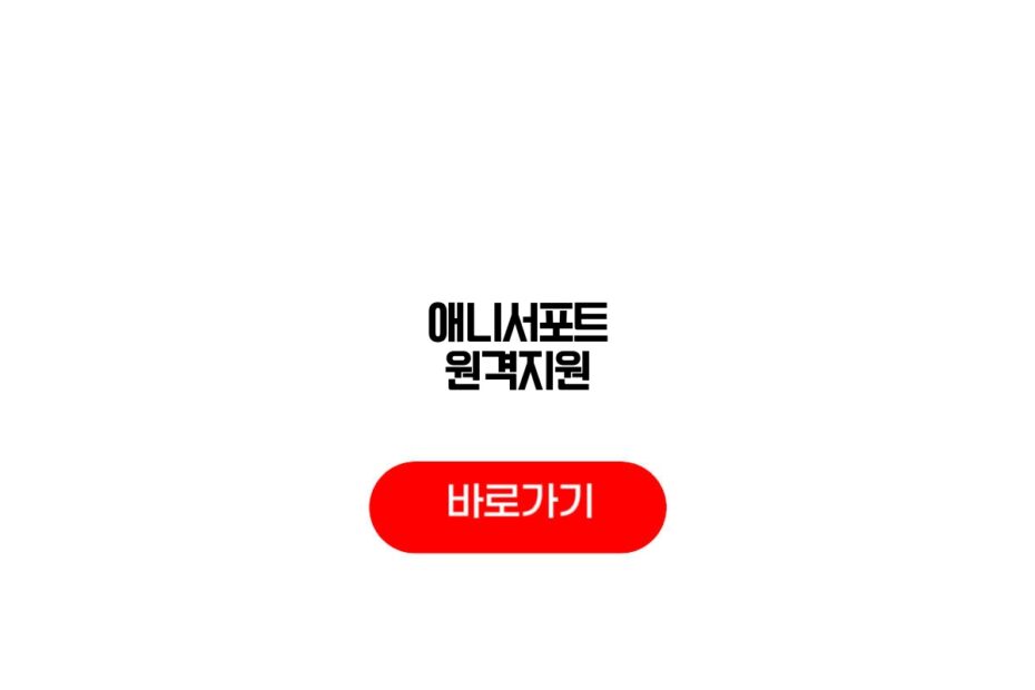 애니서포트 원격지원