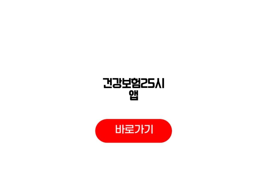 건강보험25시 앱