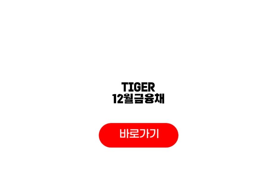 TIGER 12월금융채