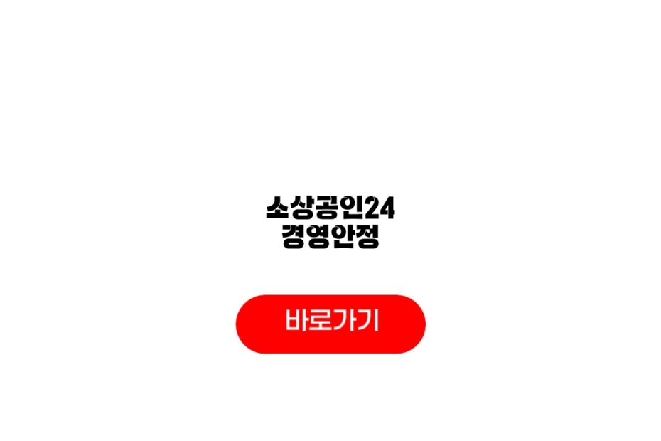 소상공인24 경영안정