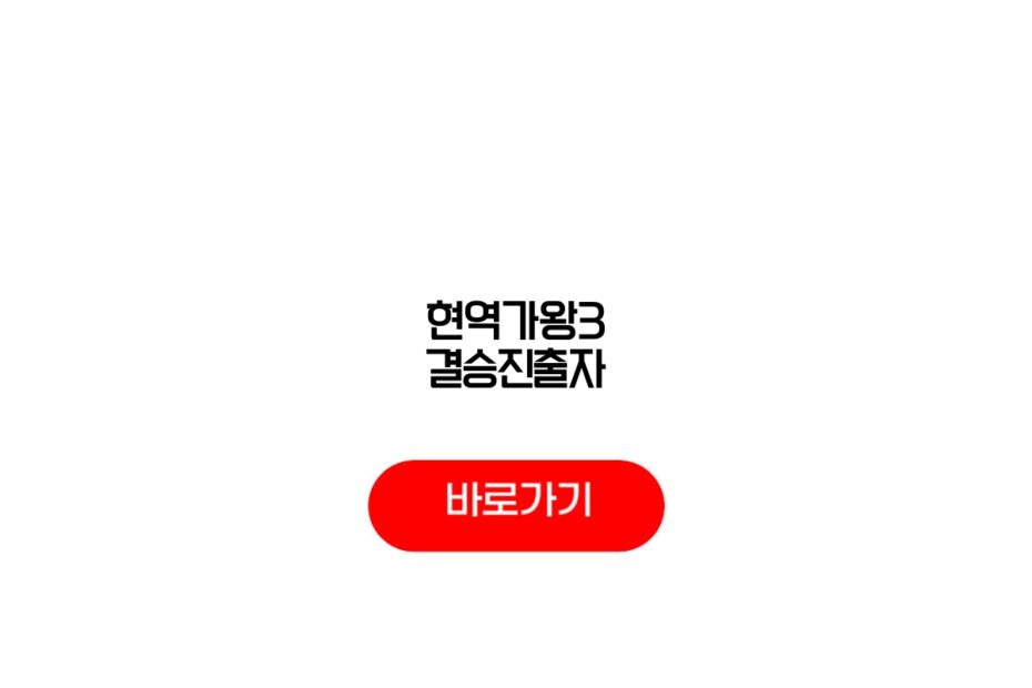 현역가왕3 결승진출자