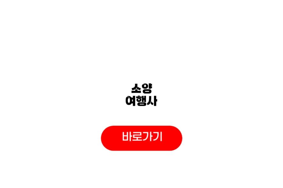 소양 여행사