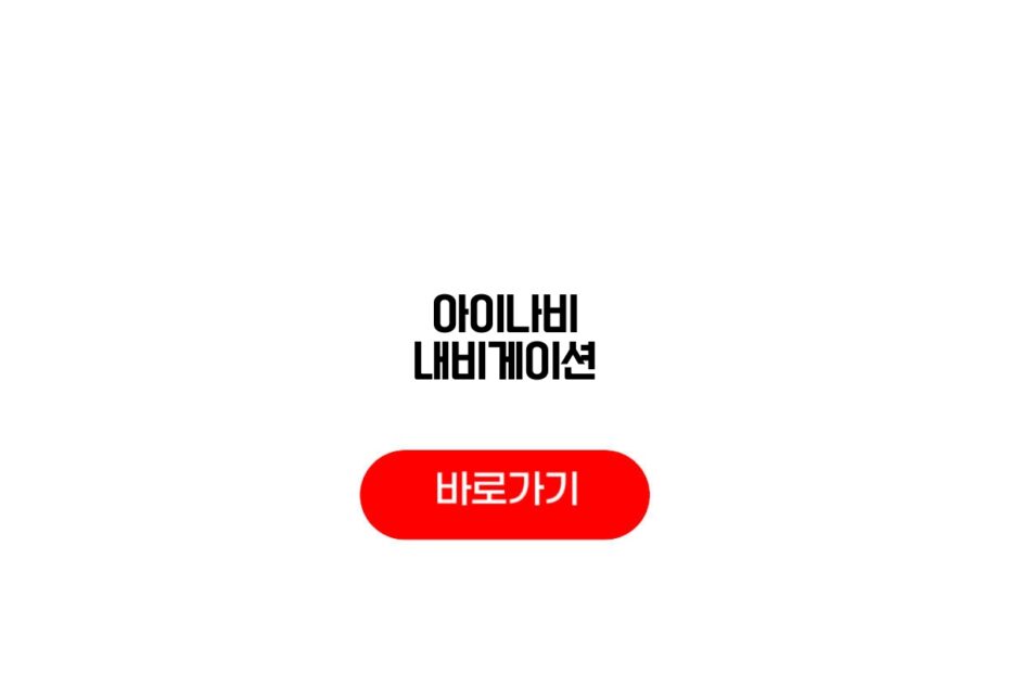 아이나비 내비게이션