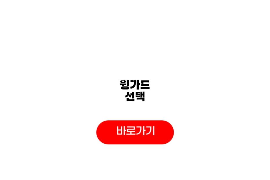 윙가드 선택